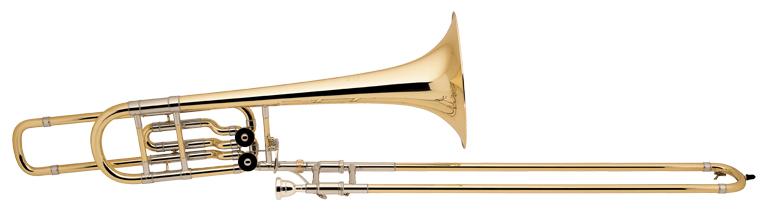 Trombone basse Stradivarius 2 barillets pavillon 265mm open wrap