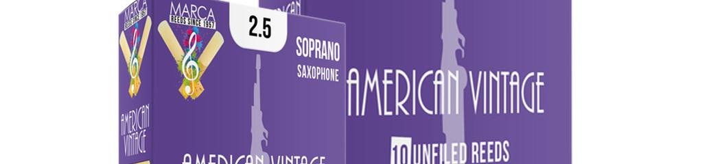 Anche sax Soprano American Vintage boite de 10
